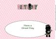Bagpiper Jazz Dog Green Tartan Birthday Large Dl 2 Insert