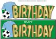 Sky Blue Football Top Birthday Large Dl