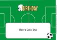 White Football Top Birthday Large Dl Insert