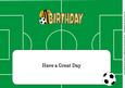 Black & Gold Stripes Football Top Birthday Large Dl Insert