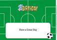 Blue & White Hoops Football Top Birthday Large Dl Insert