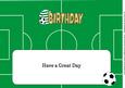 Green & White Hoops Football Top Birthday Large Dl Insert