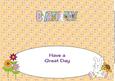 Bunny Rabbits Birthday Large Dl Insert