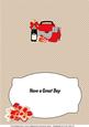 Plaid Handbag, Boots, Red Flowers & Bubbly Insert