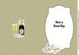 White Flowers & Bubbly Insert