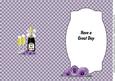 Purple Poppies & Bubbly Insert