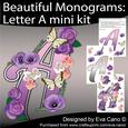 Beautiful Monograms: Letter a Mini Kit