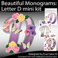 Beautiful Monograms: Letter D Mini Kit