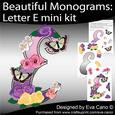 Beautiful Monograms: Letter E Mini Kit
