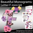 Beautiful Monograms: Letter F Mini Kit