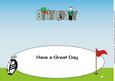 Golf Champion Birthday Large Dl Insert