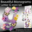Beautiful Monograms: Letter g Mini Kit