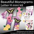 Beautiful Monograms: Letter H Mini Kit