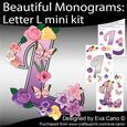 Beautiful Monograms: Letter L Mini Kit
