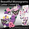 Beautiful Monograms: Letter J Mini Kit