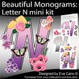 Beautiful Monograms: Letter N Mini Kit