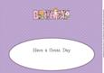 Ballerina Birthday Large Dl Insert