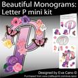 Beautiful Monograms: Letter P Mini Kit