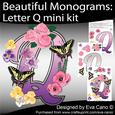 Beautiful Monograms: Letter Q Mini Kit