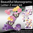 Beautiful Monograms: Letter Z Mini Kit