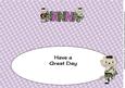 Bagpiper & Highland Fling Max Cat Nanna Large Dl Insert
