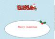 Santa with Rudolf Elissa Large Dl Insert
