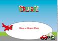 Little Cars & Planes Birthday Large Dl 2 Insert