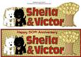 Jazz Dogs 50th Anniversary Sheila & Victor Large Dl
