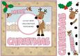 Add Your Photo Christmas 8x8 with Reindeer