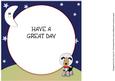 Insert for Space Boy and Dog 8x8 Quick Card