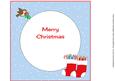 8x8 Christmas Names Insert with Blank Stockings
