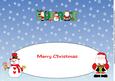 Santas & Snowman Sherice Large Dl Insert
