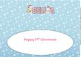 First Christmas Bunny Rabbits Bella Large Dl Insert