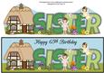 Country Cottage & Fairies Sister 65th Large Dl
