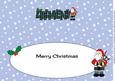 Merry Christmas from Dalmeny Large Dl Insert