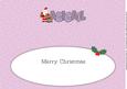 Santa with Rudolf Abigail Large Dl Insert