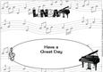 Piano Theme Linda Large Dl Insert