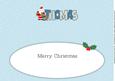 Santa with Rudolf Thomas Large Dl Insert