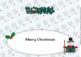 Merry Christmas from Thornhill Snowman Large Dl Insert