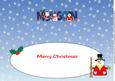 Santa & Snowmen Mason Large Dl Insert
