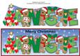 Romantic Christmas Teddies Angie Large Dl