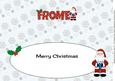 Merry Christmas from Frome Large Dl Insert