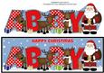 Santa and His Reindeers Abby Large Dl