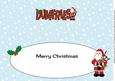 Merry Christmas from Dumfries Large Dl Insert