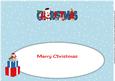 Bagpiper White Jazz the Dog Christmas Large Dl 2 Insert