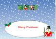 Santa & Snowman Brother Large Dl Insert
