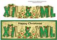 Buttons Christmas Trees Ii Xfil & Xmil Large Dl