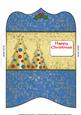 Buttons Christmas Trees Ii Money Wallet Blue