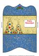 Buttons Christmas Trees Ii Spanish Money Wallet Blue