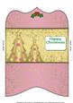 Buttons Christmas Trees Ii Money Wallet Pink